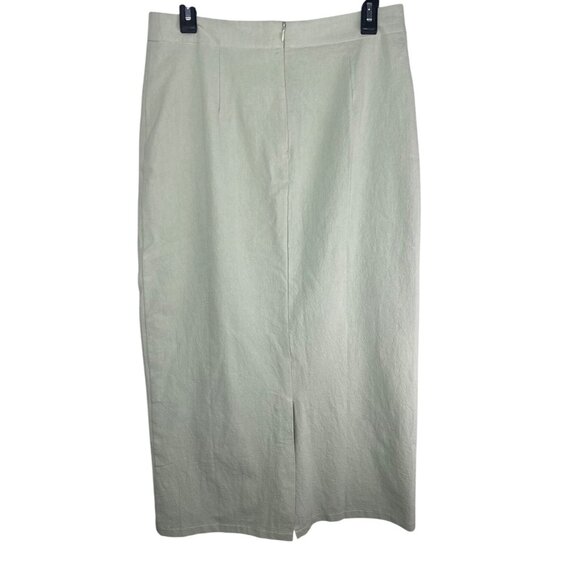 Anthropologie 4Th & Reckless Cheyanne Skirt Textured Midi Pencil Style Large - Picture 2 of 12